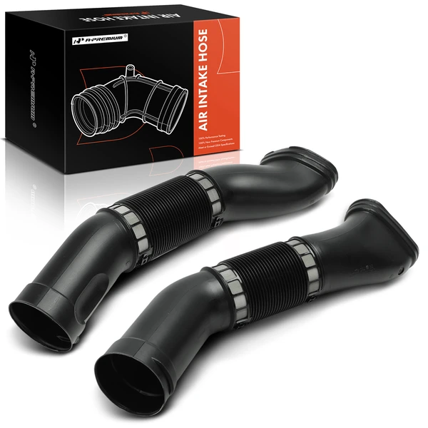 2 Pcs Engine Air Intake Hose for Mercedes-Benz CL500 S430 S500 S55 AMG