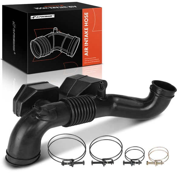 Engine Air Intake Hose Assembly with Clamps for Kia Sorento Hyundai Santa Fe 2.4L