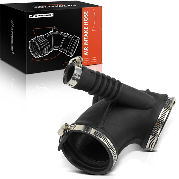 Engine Air Intake Hose with Clamps for BMW E39 530i 2001-2003 Connects to Throttle