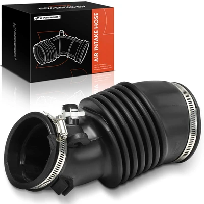 Air Cleaner To Engine Intake Hose with Hose Clamps