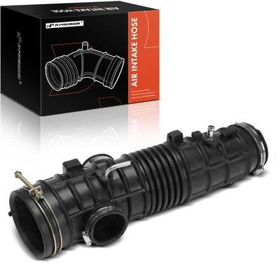 Engine Air Intake Tube Hose with Hose Clamps