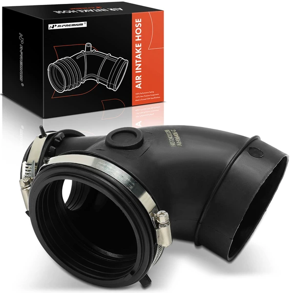 Air Clean Intake Tube Hose with Hose Clamps for 2003-2016 2018-2020 GMC Savana 3500