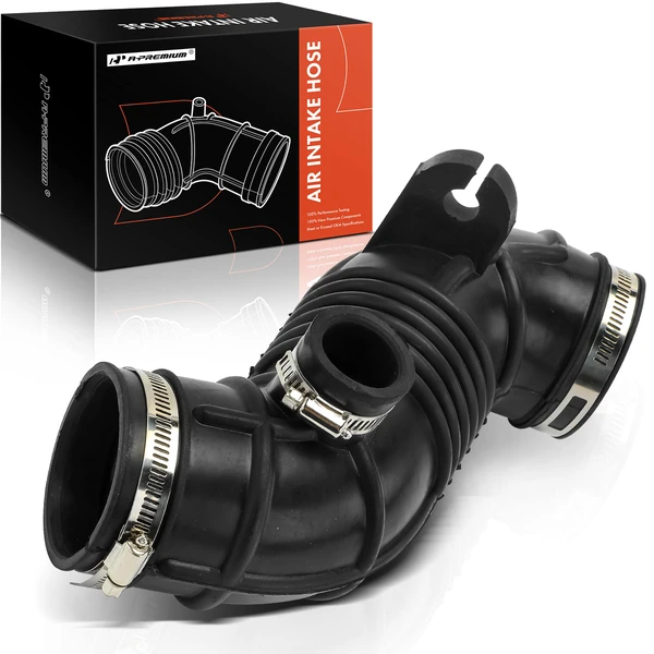 Engine Air Intake Hose with Hose Clamps for 2000-2004 Kia Spectra