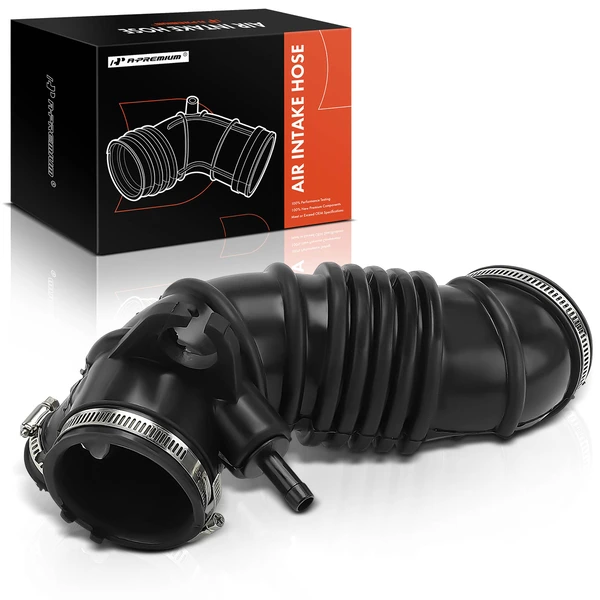 Air Intake Hose Tube with Clamps for Hyundai Accent 2006-2010 Kia Rio Rio5 Dodge