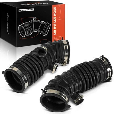 2 Pcs Engine Air Intake Hose with Hose Clamp