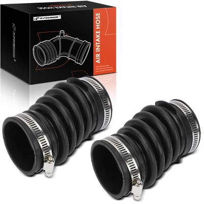 2 Pcs Engine Air Intake Hose with Clamp