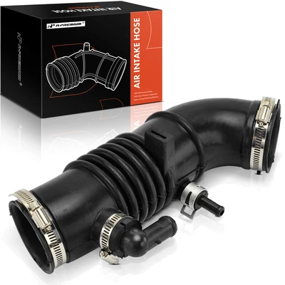Engine Air Intake Hose with Hose Clamps