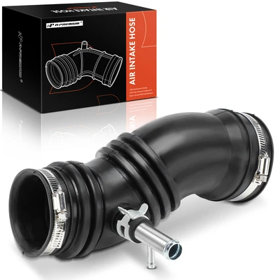Engine Air Intake Hose with Hose Clamps