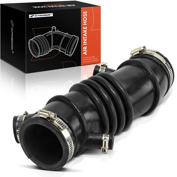 Engine Air Intake Hose with Hose Clamps for 1991-1994 Nissan Sentra