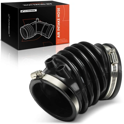 Air Intake Hose with Hose Clamps