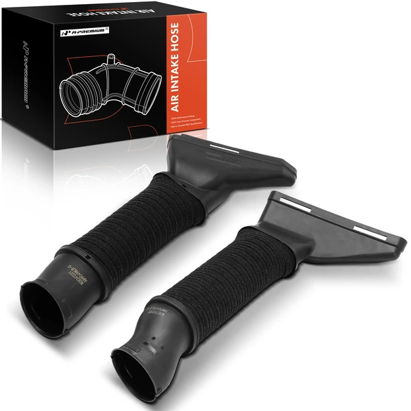 2 Pcs Driver & Passenger Engine Air Intake Hose for Mercedes-Benz S550 S63 AMG