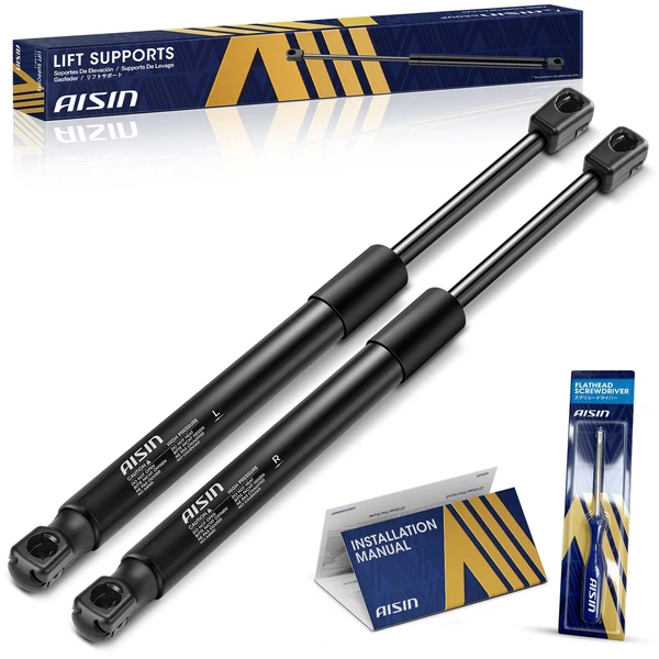 AISIN GASGM-00405 2 Pcs Front Hood Lift Support for 1997-2004 Chevrolet Corvette