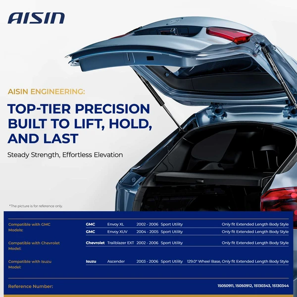 AISIN GASAZ-00453 2 Pcs Rear Tailgate Lift Support for 2003-2006 Isuzu Ascender