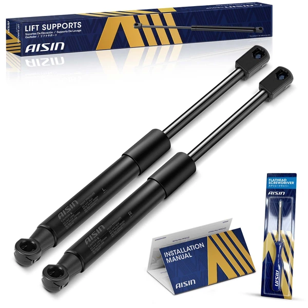 AISIN GASCH-00463 2 Pcs Trunk Lid Lift Support Strut for 2011-2013 Chrysler 200