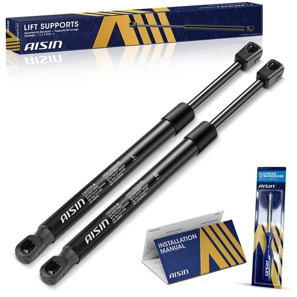 AISIN GASCH-00473 2 Pcs Rear Tailgate Lift Support Shock Strut for 2007-2009 Chrysler Aspen
