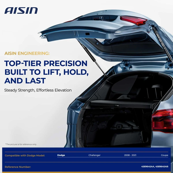 AISIN GASCH-00564 2 Pcs Trunk Lid Lift Support Shock Strut for 2008-2021 Dodge Challenger