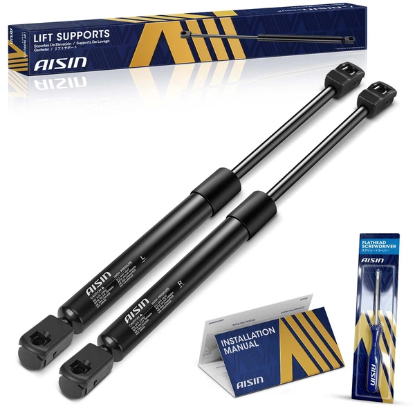 AISIN GASFD-00655 2 Pcs Front Hood Lift Support Strut for 1995-2004 Ford F-150