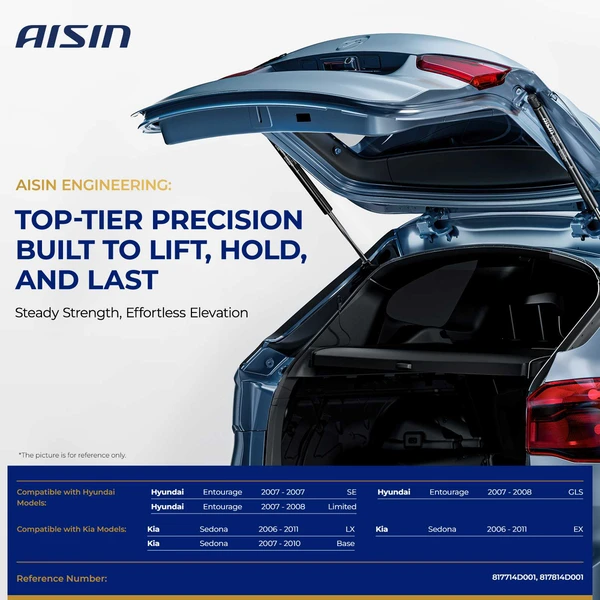 AISIN GASAZ-00860 2 Pcs Rear Tailgate Lift Support Strut for 2006-2011 Kia Sedona