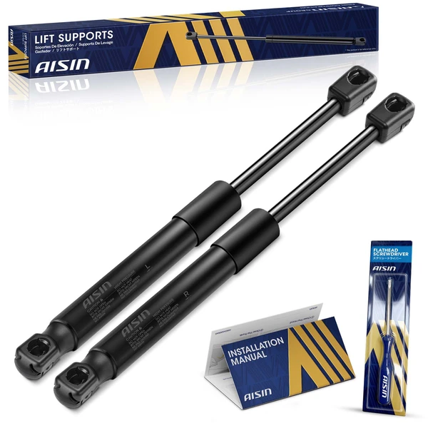 AISIN GASN-00930 2 Pcs Trunk Lid Lift Support Strut for 2003-2008 INFINITI G35