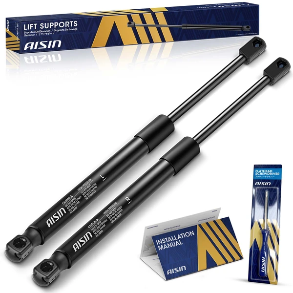 AISIN GASGM-00278 2 Pcs Front Hood Lift Support Strut for 2005-2007 Buick Allure