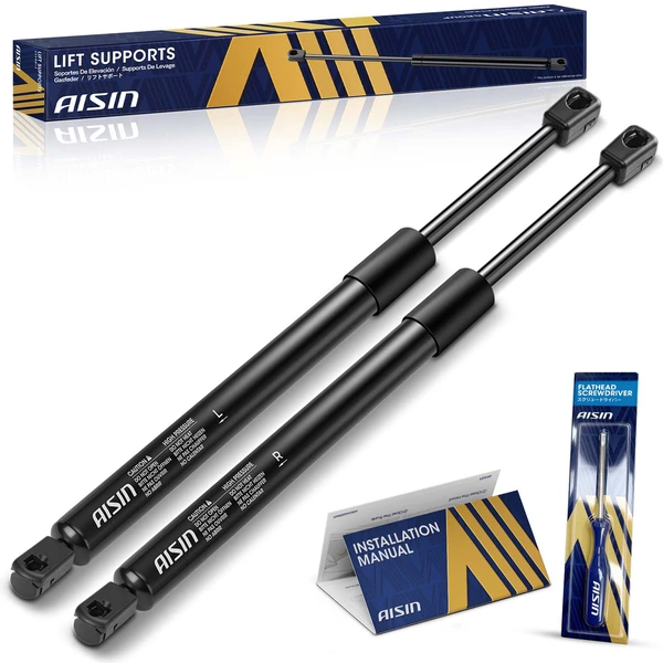 AISIN GASGM-00282 2 Pcs Hood Lift Support Strut for 2000-2005 Chevrolet Impala