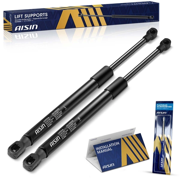 AISIN GASN-01445 2 Pcs Rear Tailgate Lift Support Strut for 2017-2022 Nissan Rogue Sport