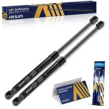AISIN GASVG-01581 2 Pcs Front Hood Lift Support Shock Strut for 2015-2018 Porsche Cayenne