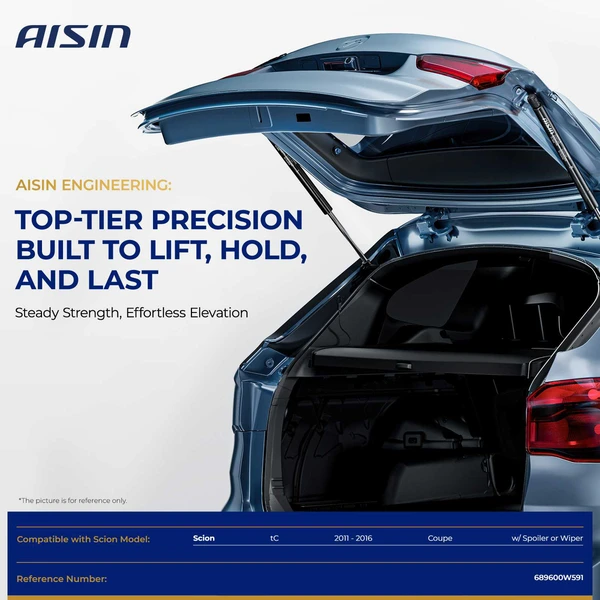 AISIN GAST-01683 2 Pcs Trunk Lid Lift Support Shock Strut for 2011-2016 Scion tC