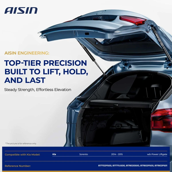 AISIN GASKA-01063 2 Pcs Rear Tailgate Lift Support Shock Strut for 2014-2015 Kia Sorento