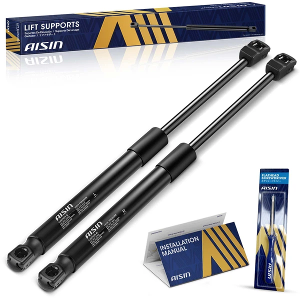 AISIN GASKA-01064 2 Pcs Front Hood Lift Support Strut for 2011-2015 Kia Sorento