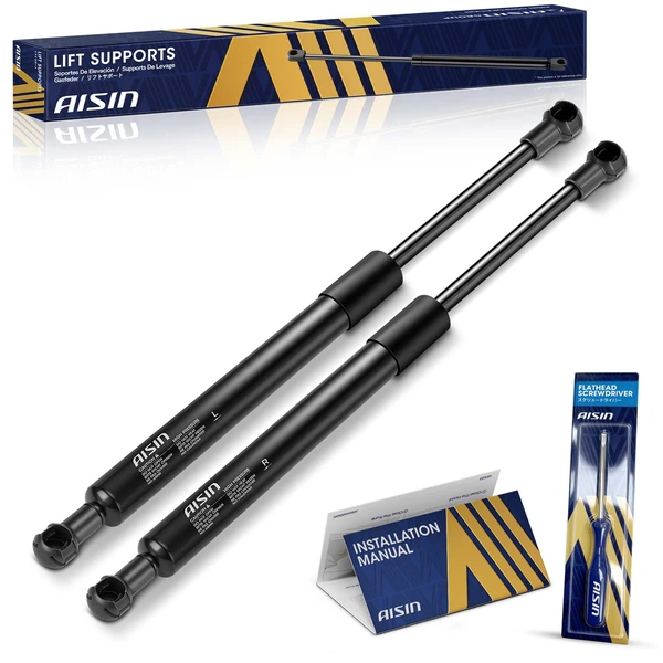 AISIN GAST-01127 2 Pcs Trunk Lid Lift Support Strut for 2010-2014 Lexus IS F