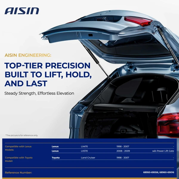 AISIN GAST-01143 2 Pcs Rear Tailgate Lift Support Strut for 1998-2007 Lexus LX470