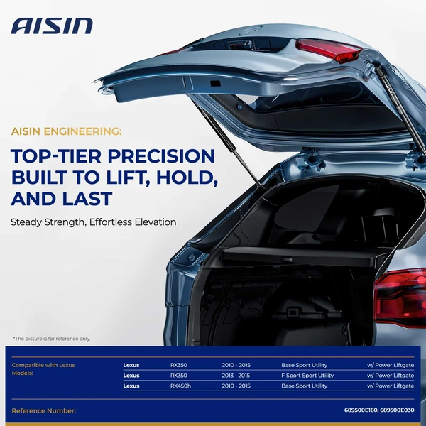 AISIN GAST-01155 2 Pcs Rear Tailgate Lift Support Strut for 2010-2015 Lexus RX350