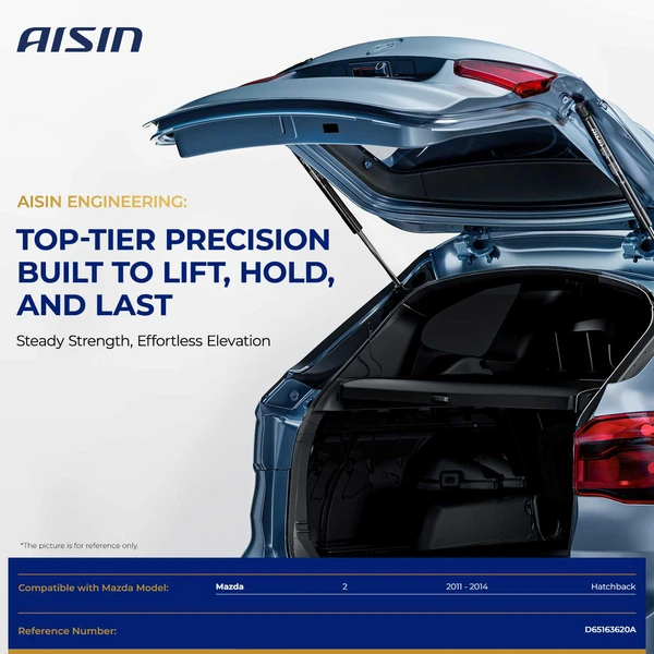 AISIN GASZ-01197 2 Pcs Rear Hatch Lift Support Shock Strut for 2011-2014 Mazda 2