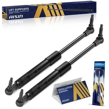 AISIN GASM-01358 2 Pcs Trunk Lid Lift Support Shock Strut for 2001-2004 Mitsubishi Eclipse
