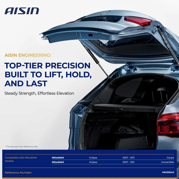 AISIN GASM-01361 2 Pcs Rear Right Tailgate Lift Support for 2007-2011 Mitsubishi Eclipse