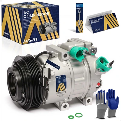 2009 Hyundai Santa Fe AC Compressor Aisin ACCAZ-00013