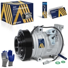 AISIN AC Compressor with Clutch & Pulley
