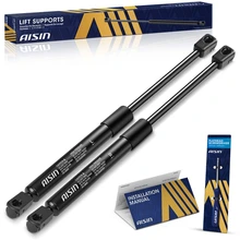 AISIN 2 Pcs Front Hood Lift Supports Shock Struts for 1996-1999 Ford Taurus