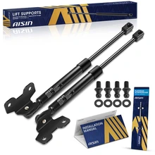 AISIN 2 Pcs Front Hood Lift Supports Shock Struts for 2003-2007 Honda Accord