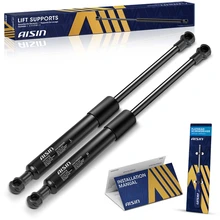 AISIN 2 Pcs Rear Trunk Lift Supports for 2001-2006 BMW 330Ci