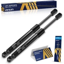 AISIN 2 Pcs Front Hood Lift Supports Shock Struts for 2002-2007 Buick Rendezvous