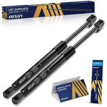 AISIN 2 Pcs Rear Window Glass Lift Supports Shock Struts for 1991-1996 Buick Roadmaster