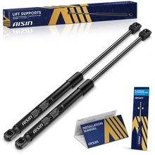 AISIN 2 Pcs Front Hood Lift Supports Shock Struts for 2004-2009 Cadillac SRX