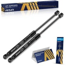 AISIN 2 Pcs Front Hood Lift Supports Shock Struts for 2001-2004 Mercedes-Benz CL55 AMG