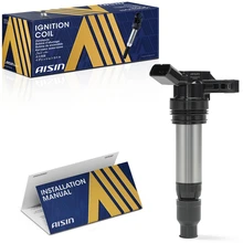 1 Ignition Coil 4-Blade Terminal Round, Rectangular 2007-2015 Volvo S80 Aisin ESCAZ-00472