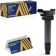 1 Ignition Coil 4-Blade Terminal Round, Rectangular 2004-2008 Toyota Solara Aisin ESCT-00482