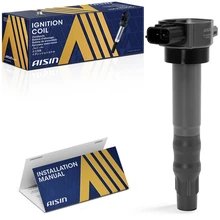 1 Ignition Coil 3-Blade Terminal Round, Rectangular 2004-2012 Mitsubishi Galant Aisin ESCM-00558