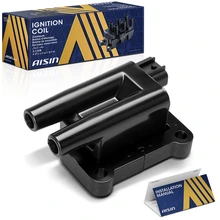 1 Ignition Coil 2-Blade Terminal Rectangular 1997-2004 Mitsubishi Montero Sport Aisin ESCM-00568