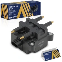 1 Ignition Coil 4-Blade Terminal Rectangular 1997-2005 Subaru Legacy Aisin ESCF-00655